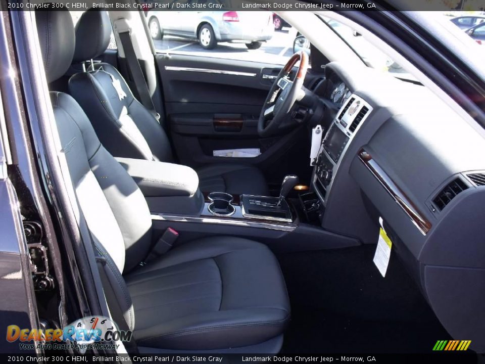 2010 Chrysler 300 C HEMI Brilliant Black Crystal Pearl / Dark Slate Gray Photo #10