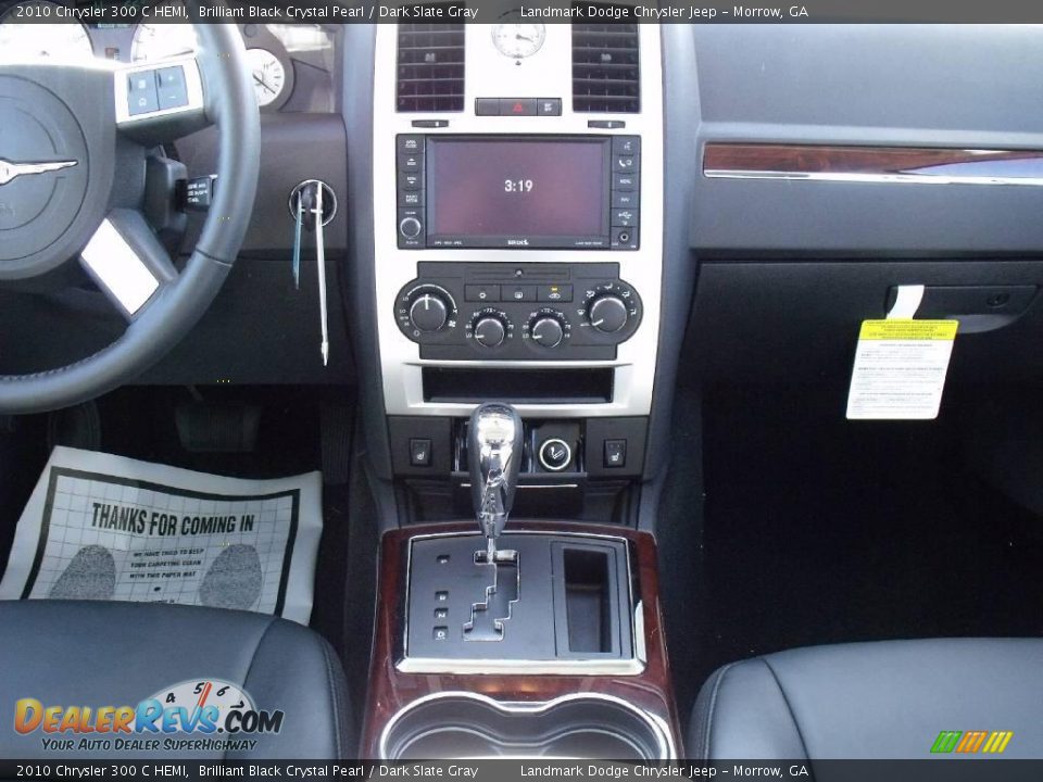 2010 Chrysler 300 C HEMI Brilliant Black Crystal Pearl / Dark Slate Gray Photo #11