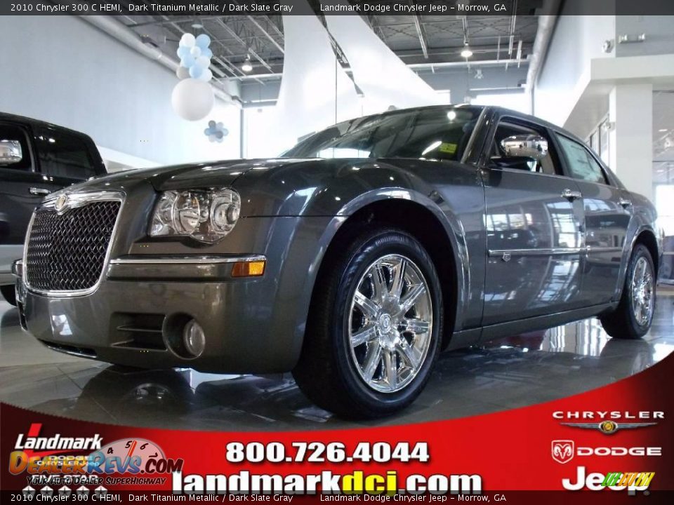 2010 Chrysler 300 C HEMI Dark Titanium Metallic / Dark Slate Gray Photo #1