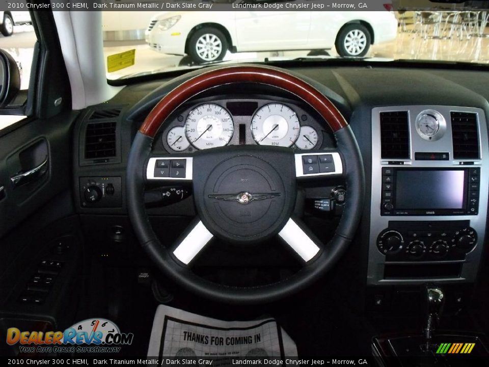 2010 Chrysler 300 C HEMI Dark Titanium Metallic / Dark Slate Gray Photo #12