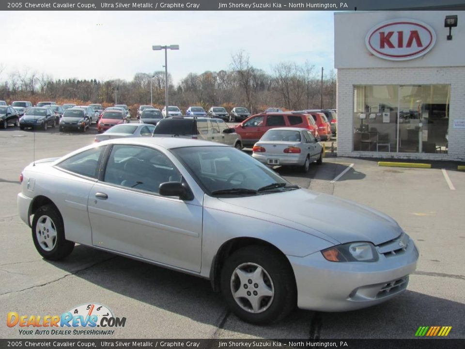 2005 Chevrolet Cavalier Coupe Ultra Silver Metallic / Graphite Gray Photo #1
