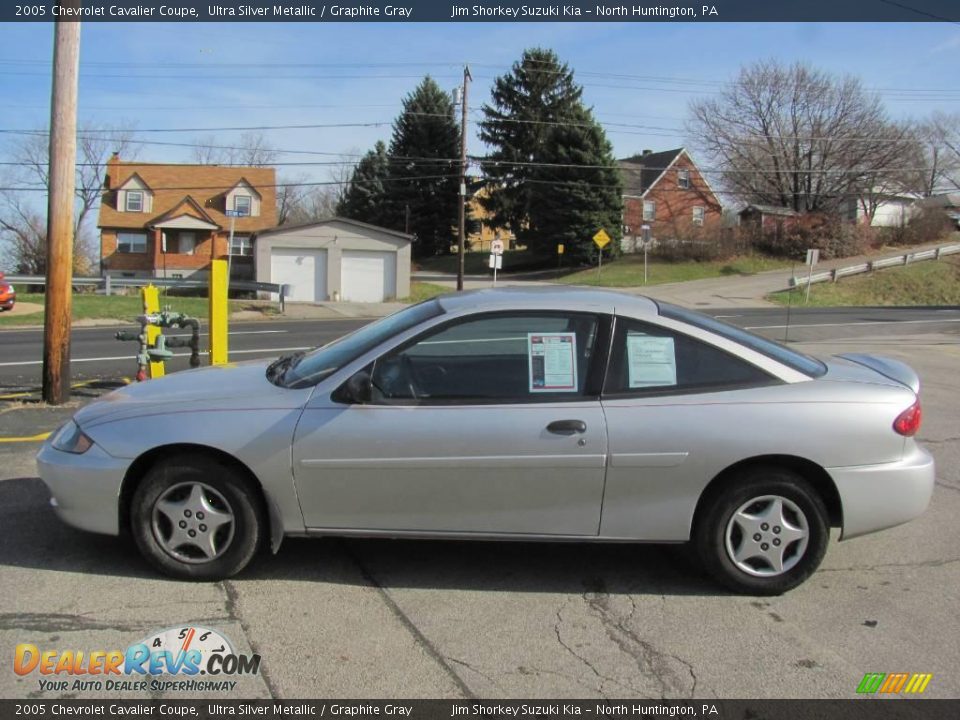 2005 Chevrolet Cavalier Coupe Ultra Silver Metallic / Graphite Gray Photo #6