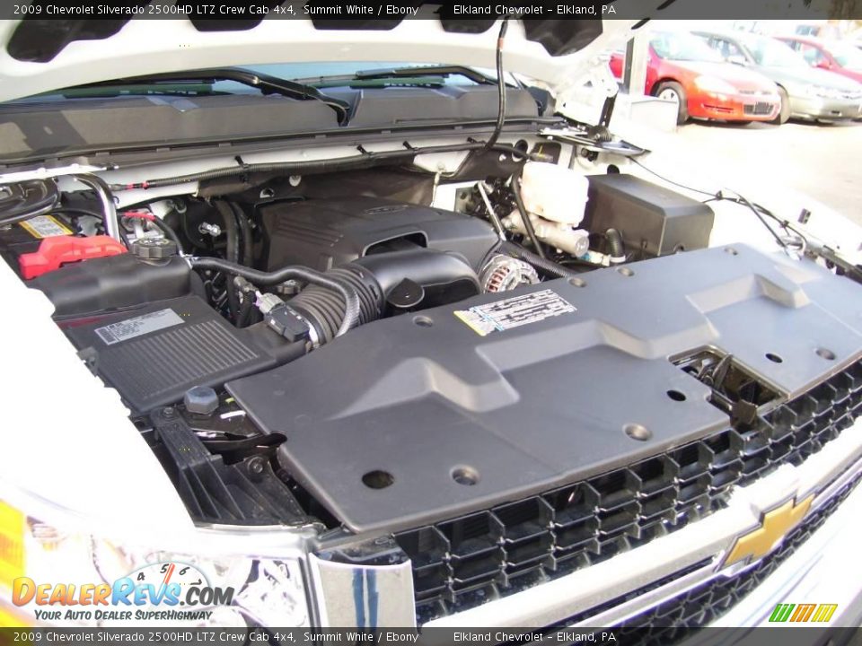 2009 Chevrolet Silverado 2500HD LTZ Crew Cab 4x4 Summit White / Ebony Photo #13