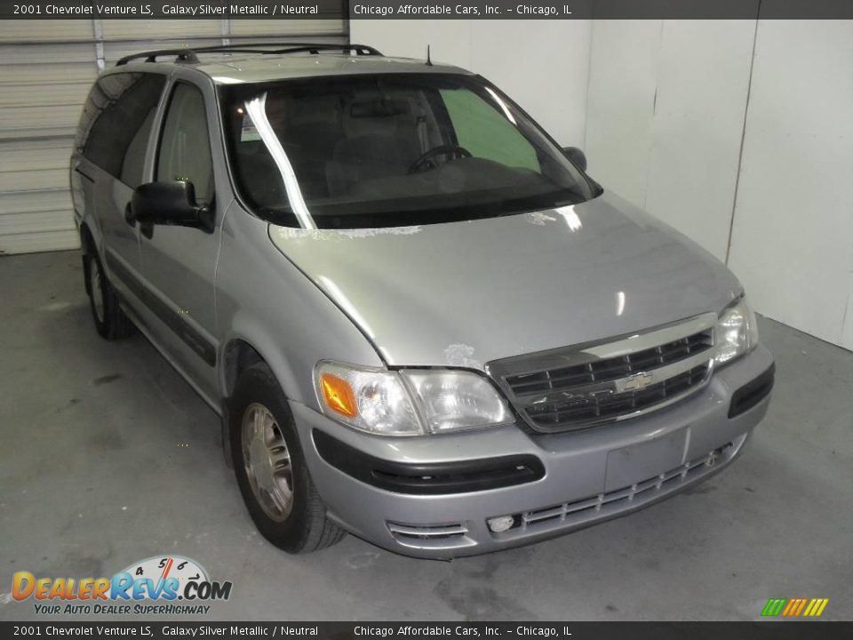 2001 Chevrolet Venture LS Galaxy Silver Metallic / Neutral Photo #3