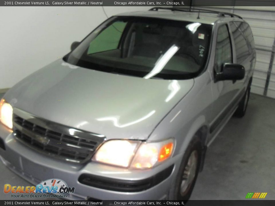 2001 Chevrolet Venture LS Galaxy Silver Metallic / Neutral Photo #4