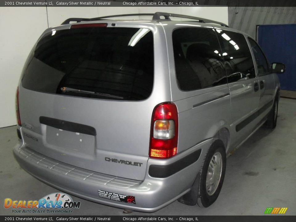 2001 Chevrolet Venture LS Galaxy Silver Metallic / Neutral Photo #7