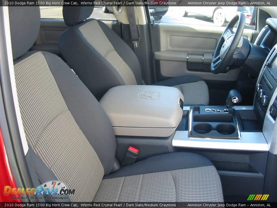 2010 Dodge Ram 1500 Big Horn Crew Cab Inferno Red Crystal Pearl / Dark Slate/Medium Graystone Photo #4