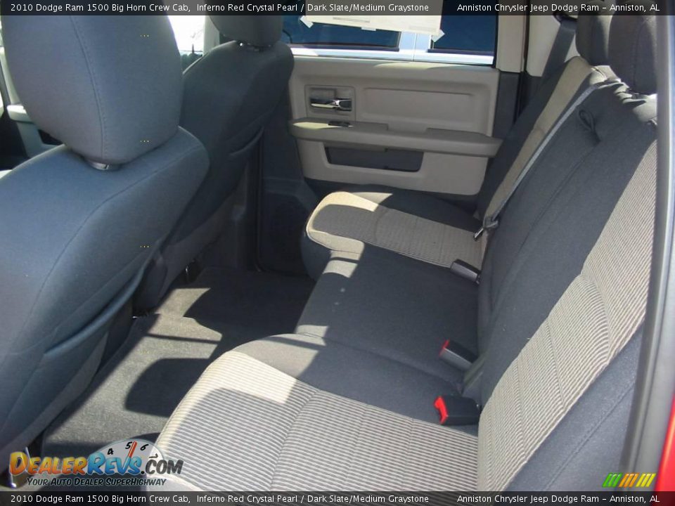 2010 Dodge Ram 1500 Big Horn Crew Cab Inferno Red Crystal Pearl / Dark Slate/Medium Graystone Photo #7