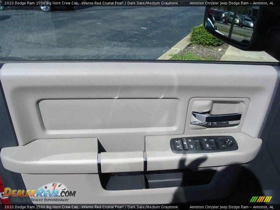 2010 Dodge Ram 1500 Big Horn Crew Cab Inferno Red Crystal Pearl / Dark Slate/Medium Graystone Photo #10