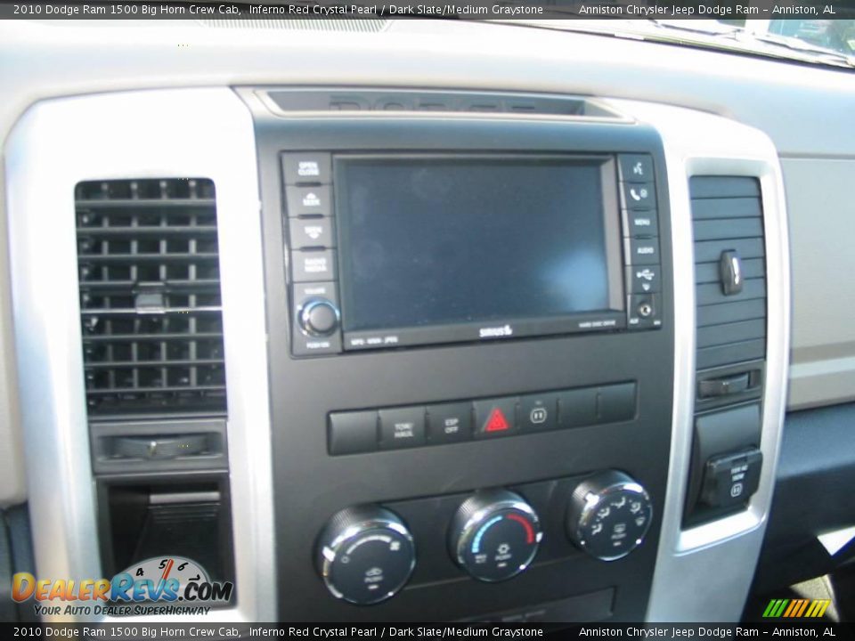 2010 Dodge Ram 1500 Big Horn Crew Cab Inferno Red Crystal Pearl / Dark Slate/Medium Graystone Photo #11
