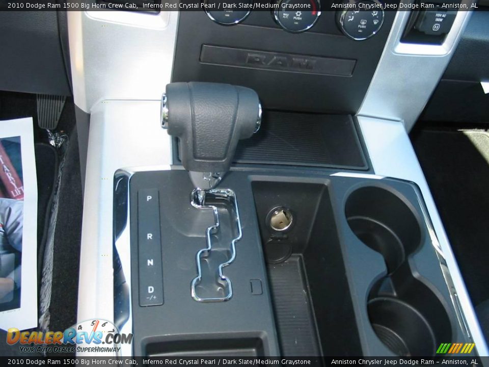 2010 Dodge Ram 1500 Big Horn Crew Cab Inferno Red Crystal Pearl / Dark Slate/Medium Graystone Photo #13