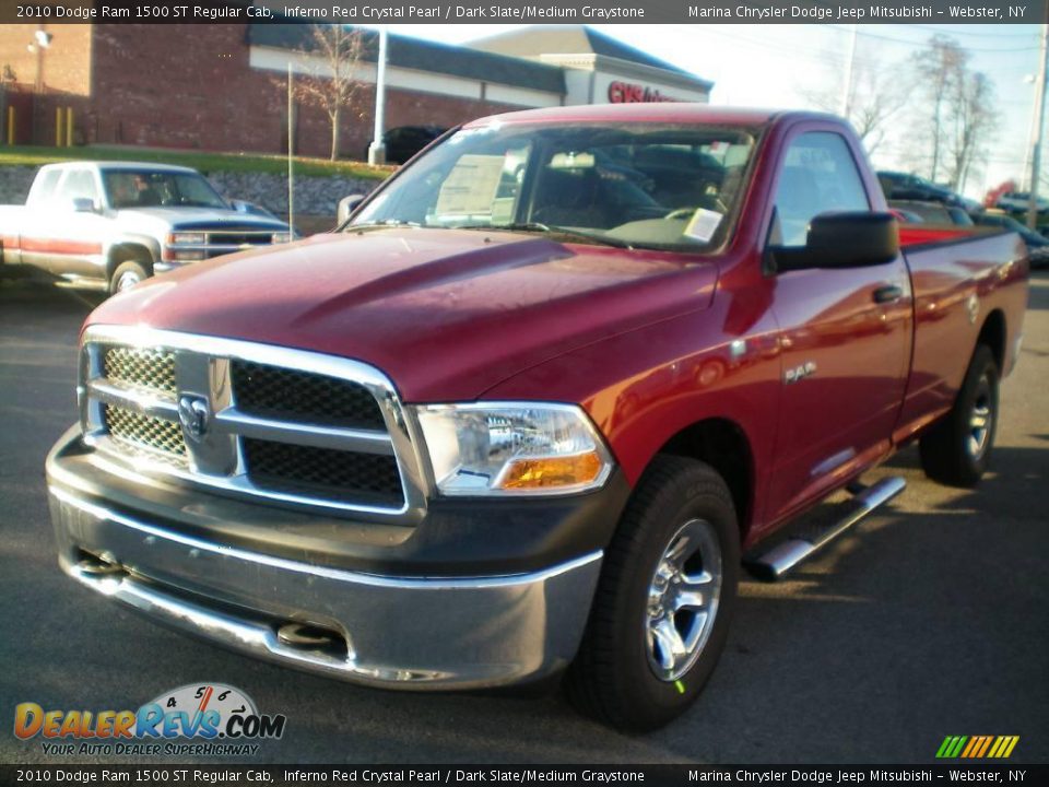 2010 Dodge Ram 1500 ST Regular Cab Inferno Red Crystal Pearl / Dark Slate/Medium Graystone Photo #1