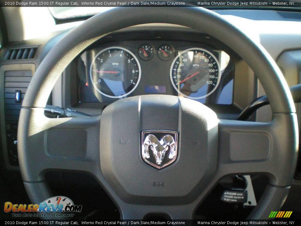 2010 Dodge Ram 1500 ST Regular Cab Inferno Red Crystal Pearl / Dark Slate/Medium Graystone Photo #3