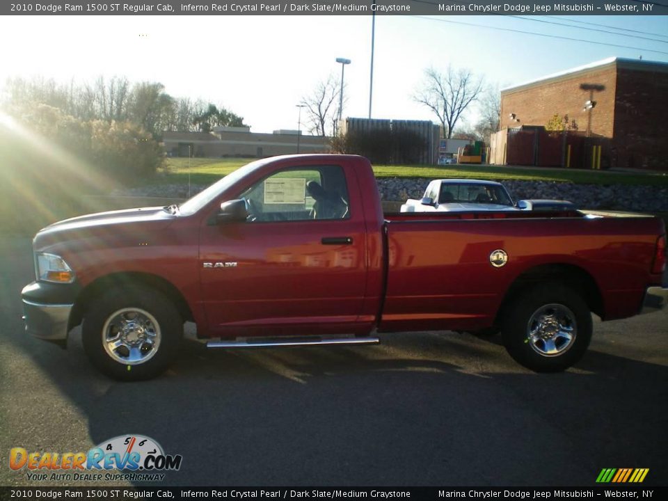 2010 Dodge Ram 1500 ST Regular Cab Inferno Red Crystal Pearl / Dark Slate/Medium Graystone Photo #5