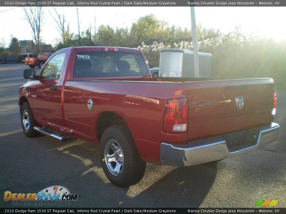 2010 Dodge Ram 1500 ST Regular Cab Inferno Red Crystal Pearl / Dark Slate/Medium Graystone Photo #6