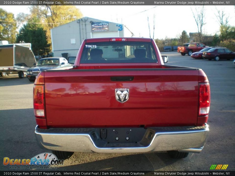 2010 Dodge Ram 1500 ST Regular Cab Inferno Red Crystal Pearl / Dark Slate/Medium Graystone Photo #7