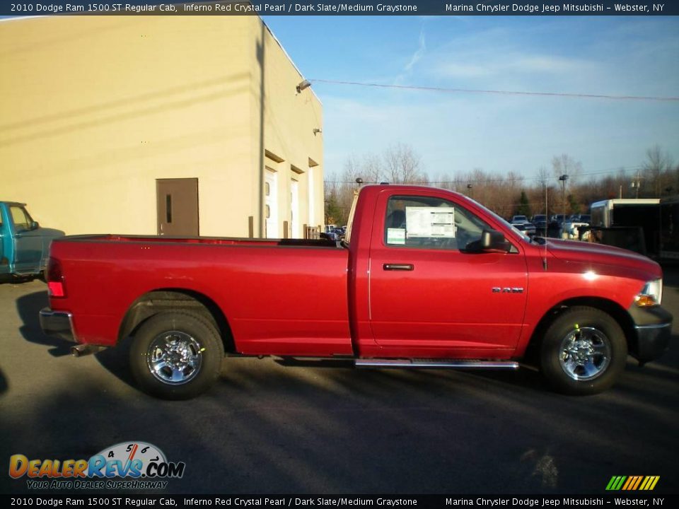 2010 Dodge Ram 1500 ST Regular Cab Inferno Red Crystal Pearl / Dark Slate/Medium Graystone Photo #9