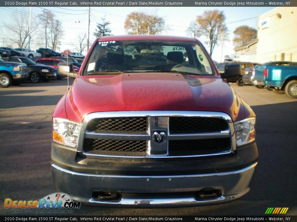 2010 Dodge Ram 1500 ST Regular Cab Inferno Red Crystal Pearl / Dark Slate/Medium Graystone Photo #11