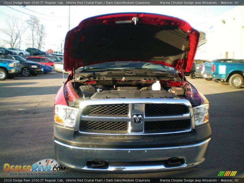 2010 Dodge Ram 1500 ST Regular Cab Inferno Red Crystal Pearl / Dark Slate/Medium Graystone Photo #12
