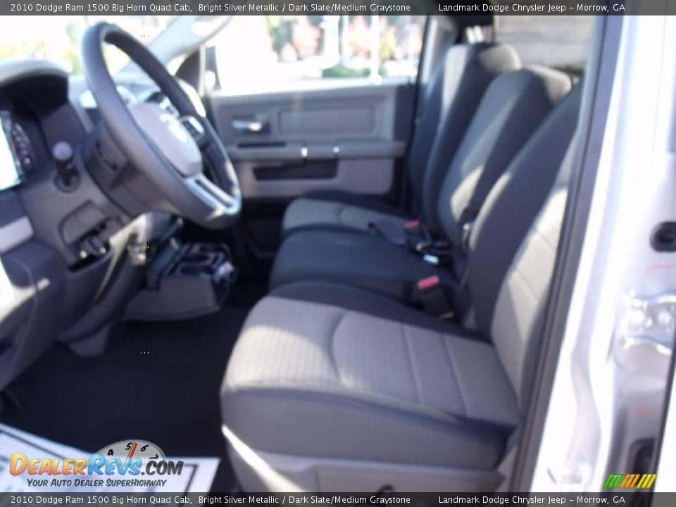 2010 Dodge Ram 1500 Big Horn Quad Cab Bright Silver Metallic / Dark Slate/Medium Graystone Photo #6