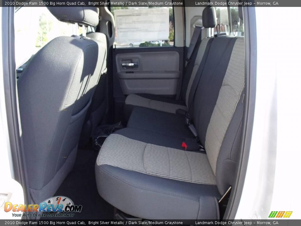 2010 Dodge Ram 1500 Big Horn Quad Cab Bright Silver Metallic / Dark Slate/Medium Graystone Photo #7