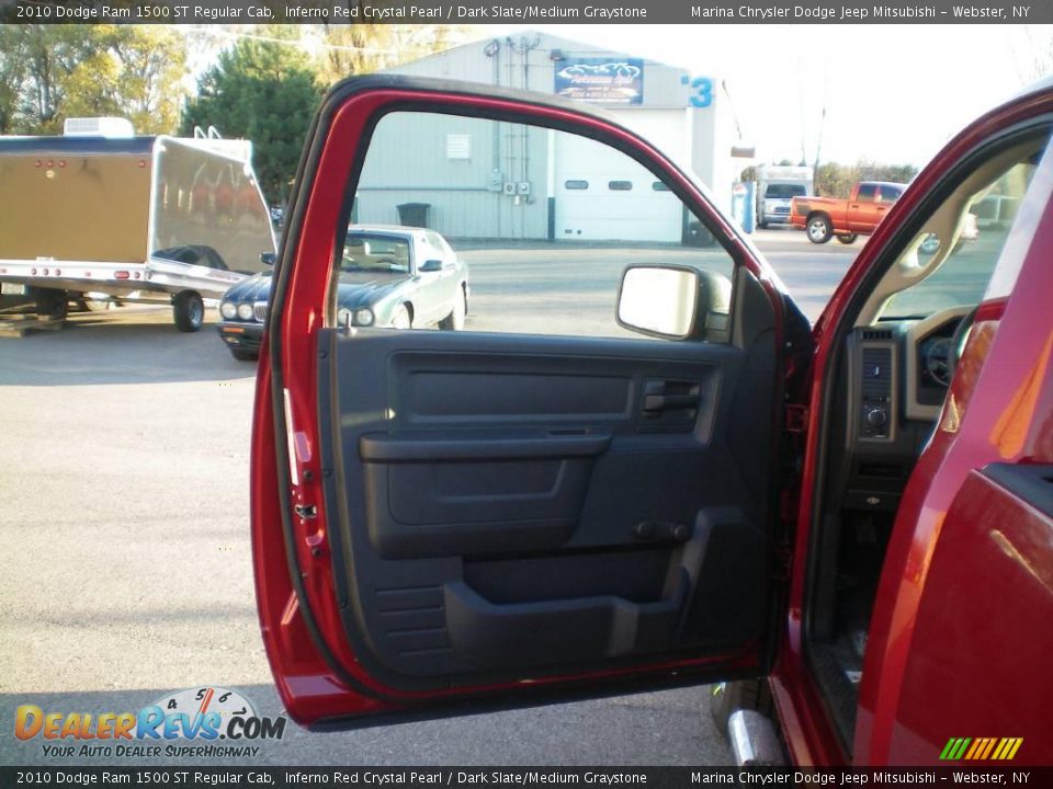 2010 Dodge Ram 1500 ST Regular Cab Inferno Red Crystal Pearl / Dark Slate/Medium Graystone Photo #14