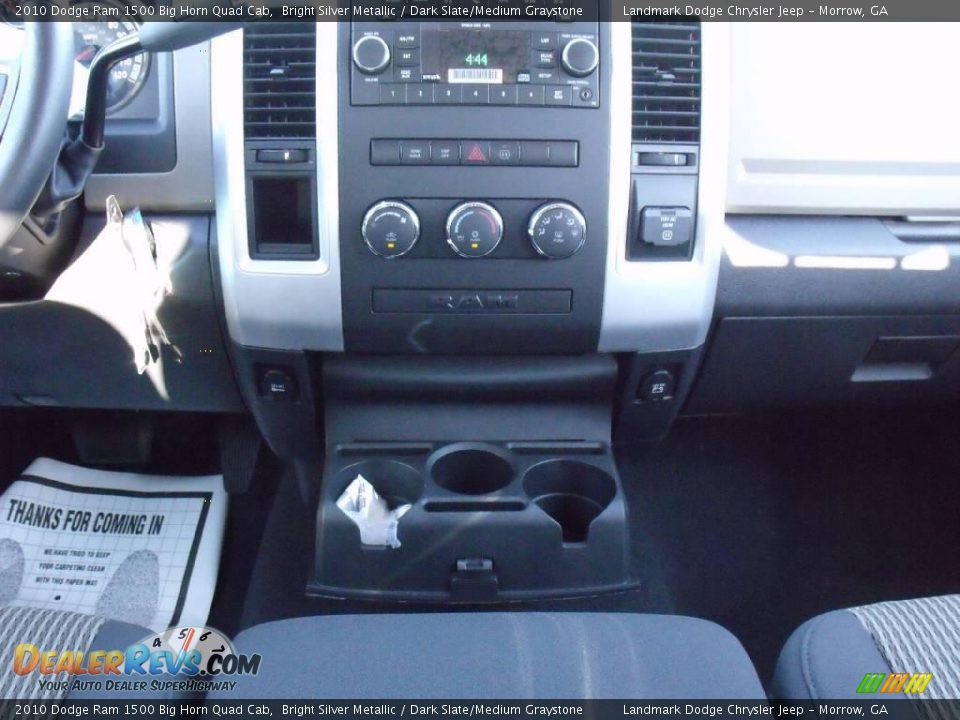 2010 Dodge Ram 1500 Big Horn Quad Cab Bright Silver Metallic / Dark Slate/Medium Graystone Photo #11
