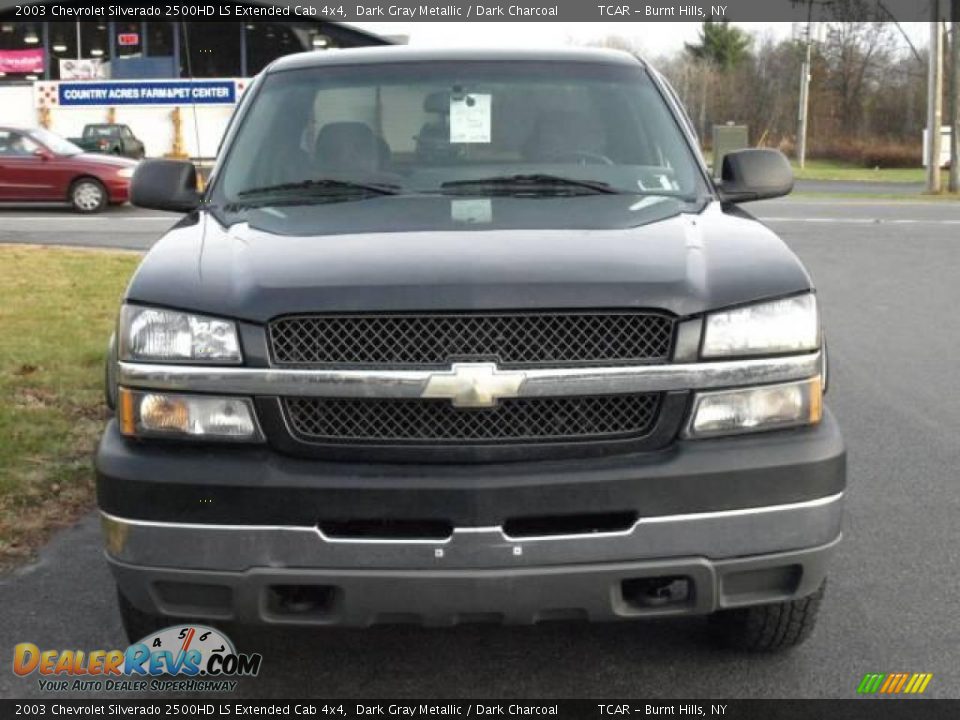 2003 Chevrolet Silverado 2500HD LS Extended Cab 4x4 Dark Gray Metallic / Dark Charcoal Photo #3