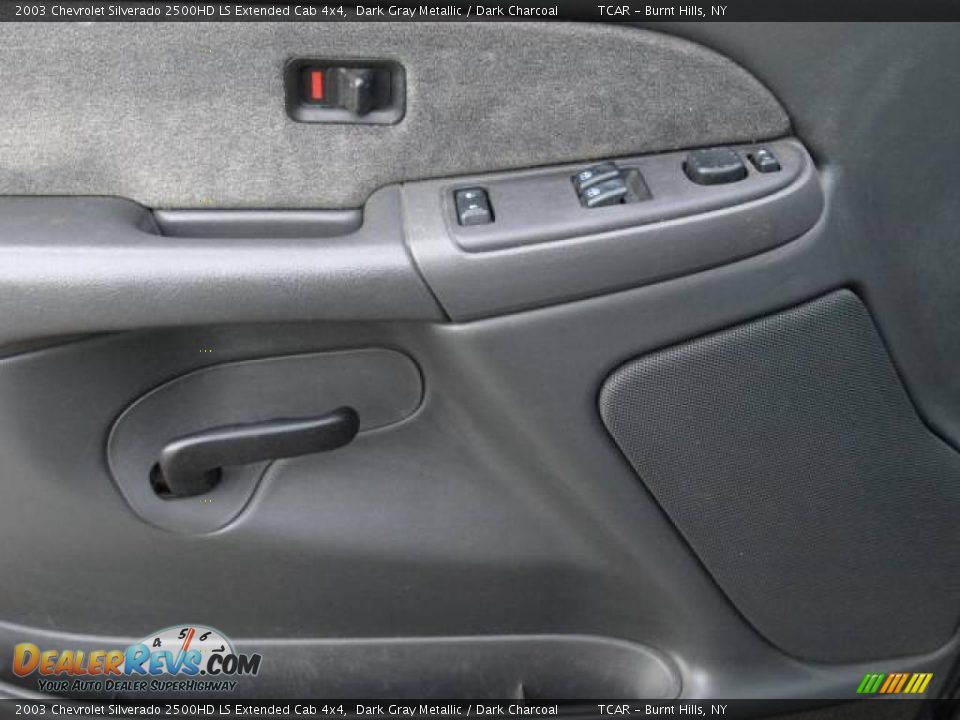 2003 Chevrolet Silverado 2500HD LS Extended Cab 4x4 Dark Gray Metallic / Dark Charcoal Photo #10