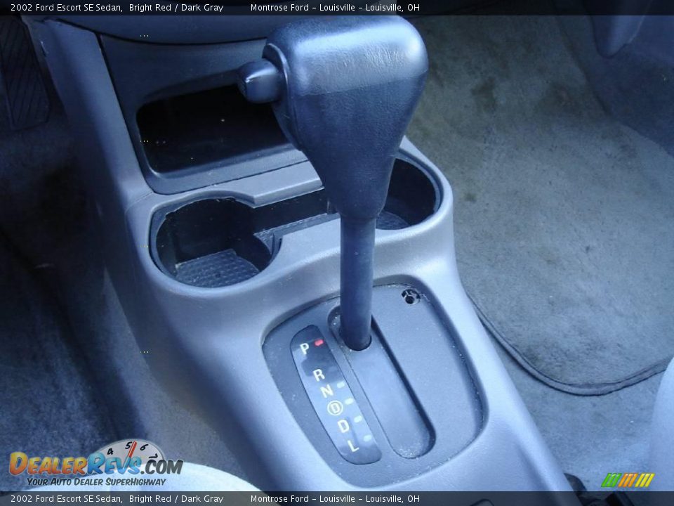2002 Ford Escort SE Sedan Bright Red / Dark Gray Photo #27