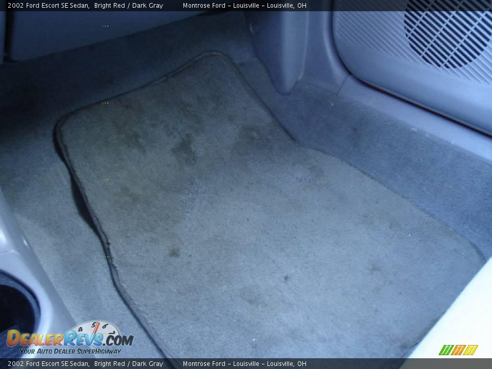 2002 Ford Escort SE Sedan Bright Red / Dark Gray Photo #28