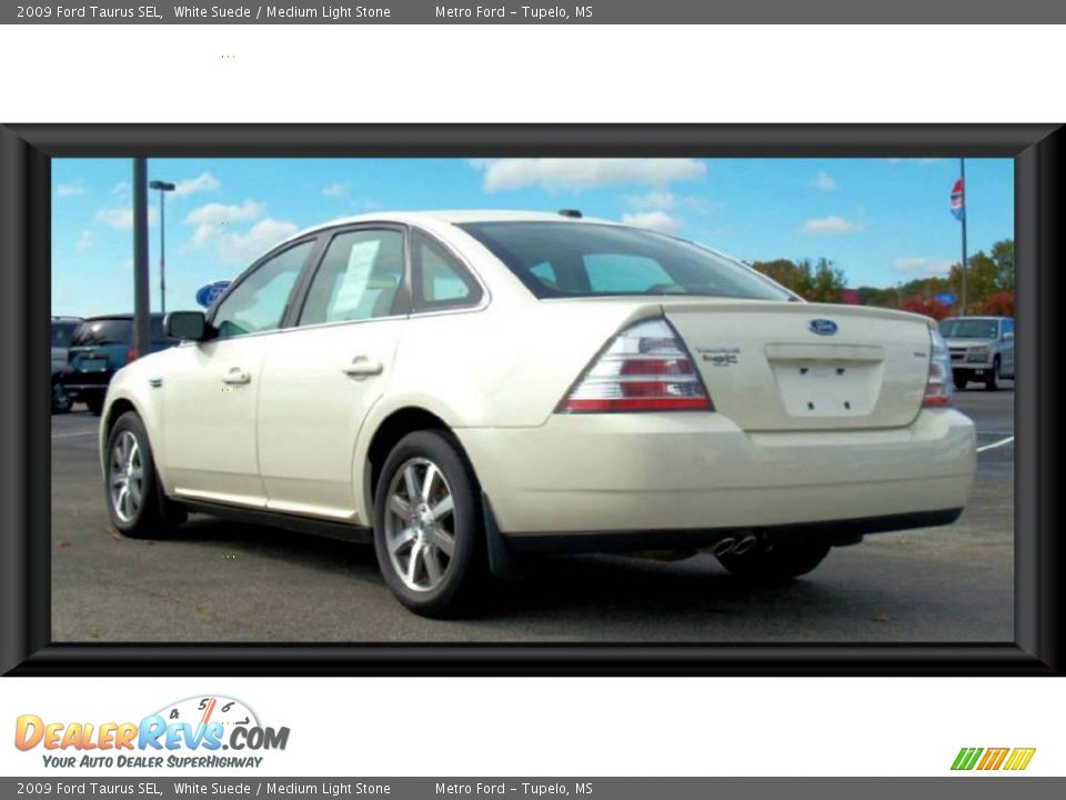 2009 Ford Taurus SEL White Suede / Medium Light Stone Photo #3