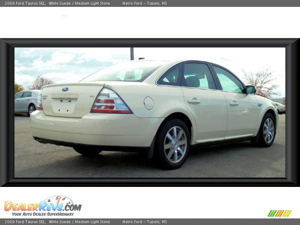 2009 Ford Taurus SEL White Suede / Medium Light Stone Photo #4