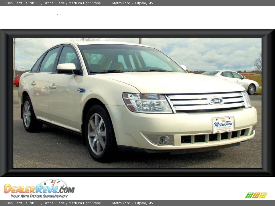 2009 Ford Taurus SEL White Suede / Medium Light Stone Photo #6