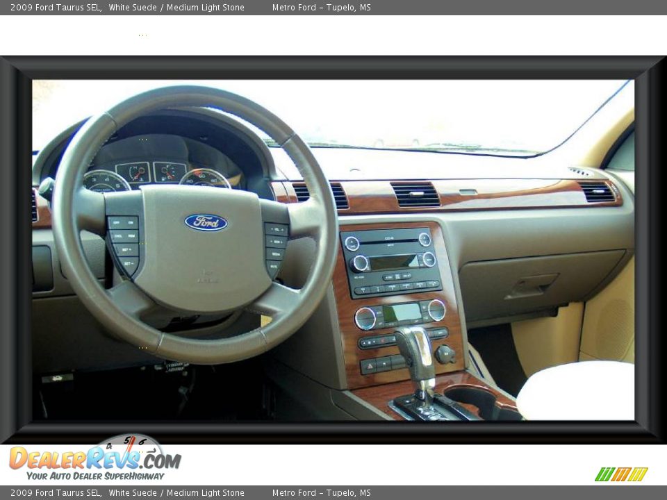 2009 Ford Taurus SEL White Suede / Medium Light Stone Photo #7