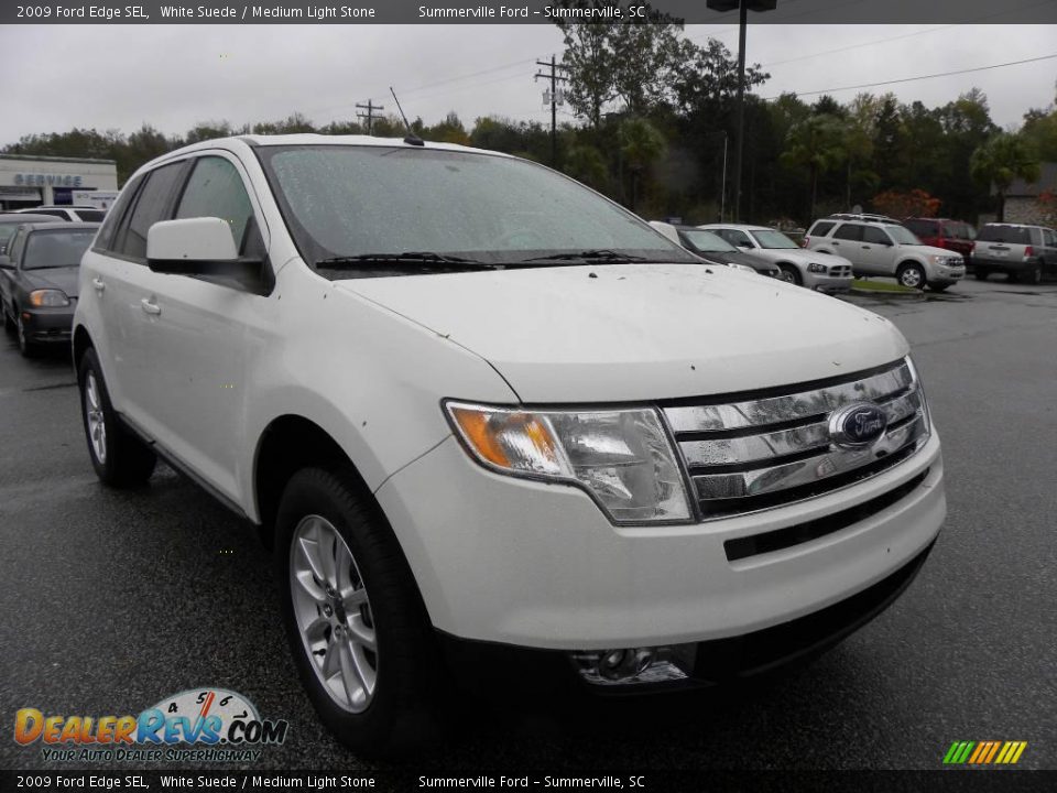 2009 Ford Edge SEL White Suede / Medium Light Stone Photo #1