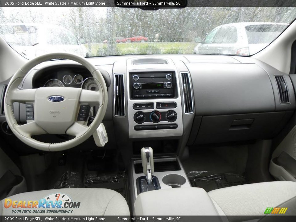 2009 Ford Edge SEL White Suede / Medium Light Stone Photo #3
