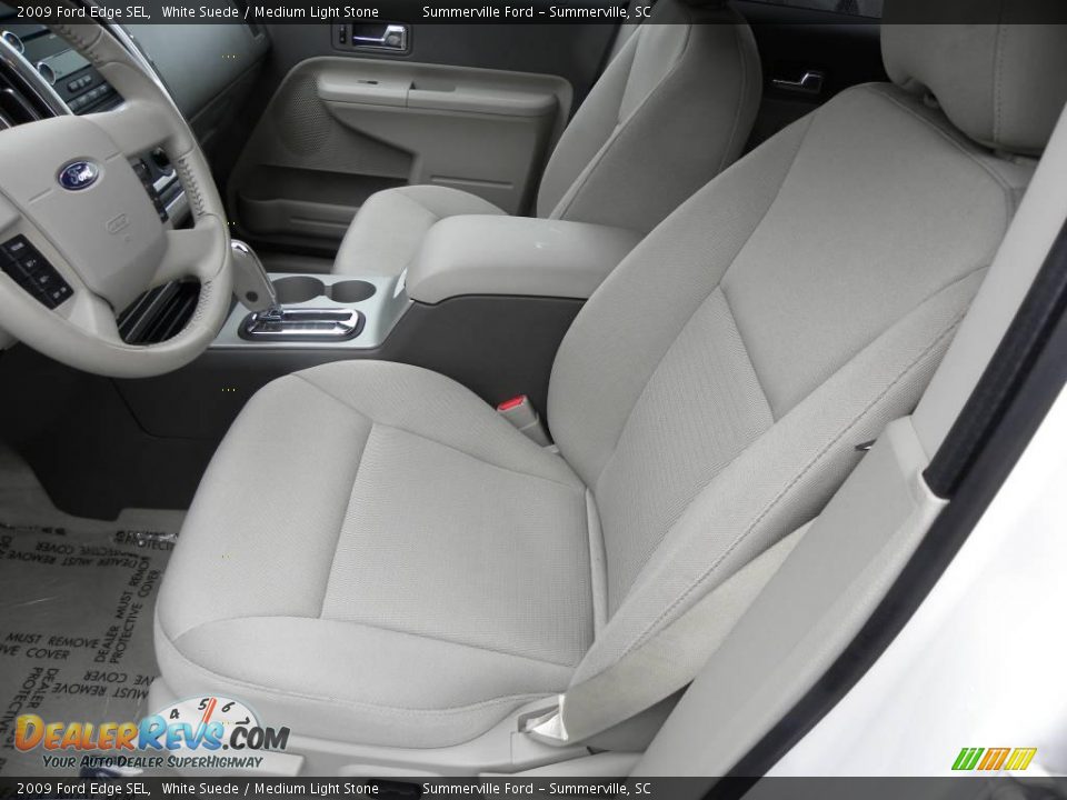 2009 Ford Edge SEL White Suede / Medium Light Stone Photo #4