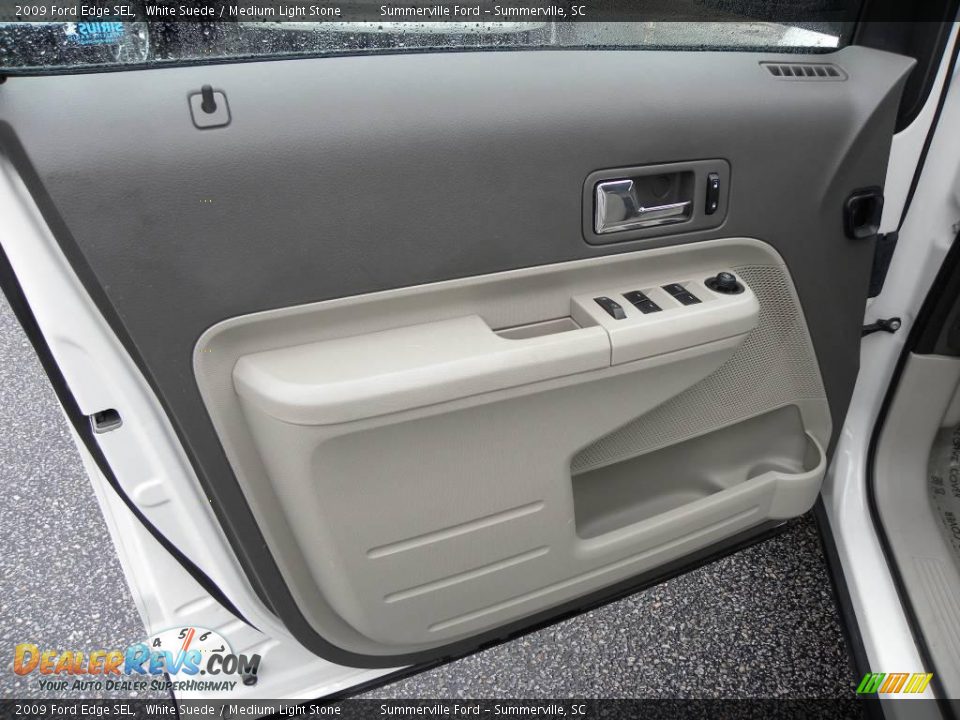 2009 Ford Edge SEL White Suede / Medium Light Stone Photo #5