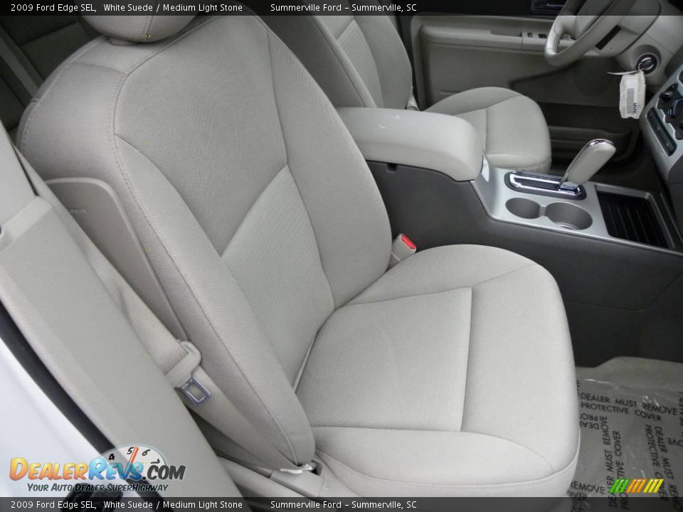2009 Ford Edge SEL White Suede / Medium Light Stone Photo #8