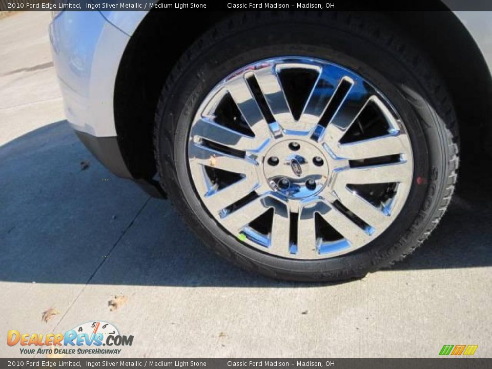 2010 Ford Edge Limited Ingot Silver Metallic / Medium Light Stone Photo #5
