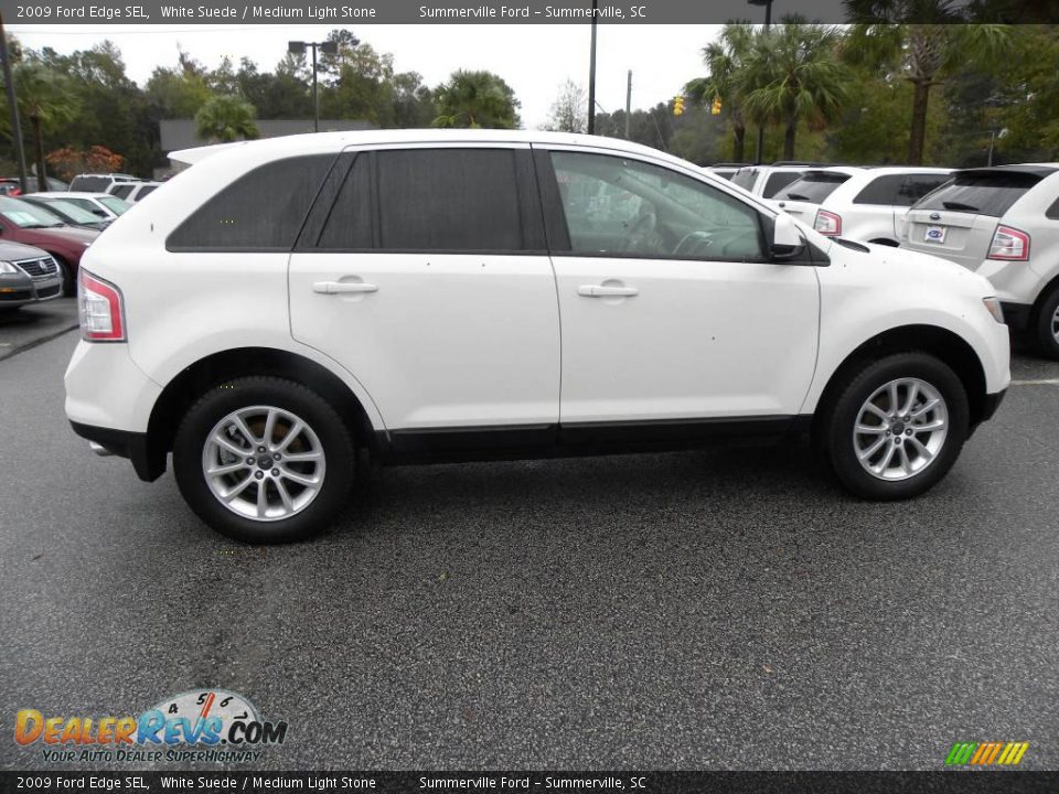 2009 Ford Edge SEL White Suede / Medium Light Stone Photo #11