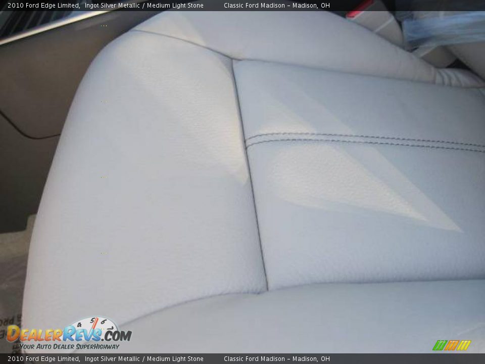 2010 Ford Edge Limited Ingot Silver Metallic / Medium Light Stone Photo #8
