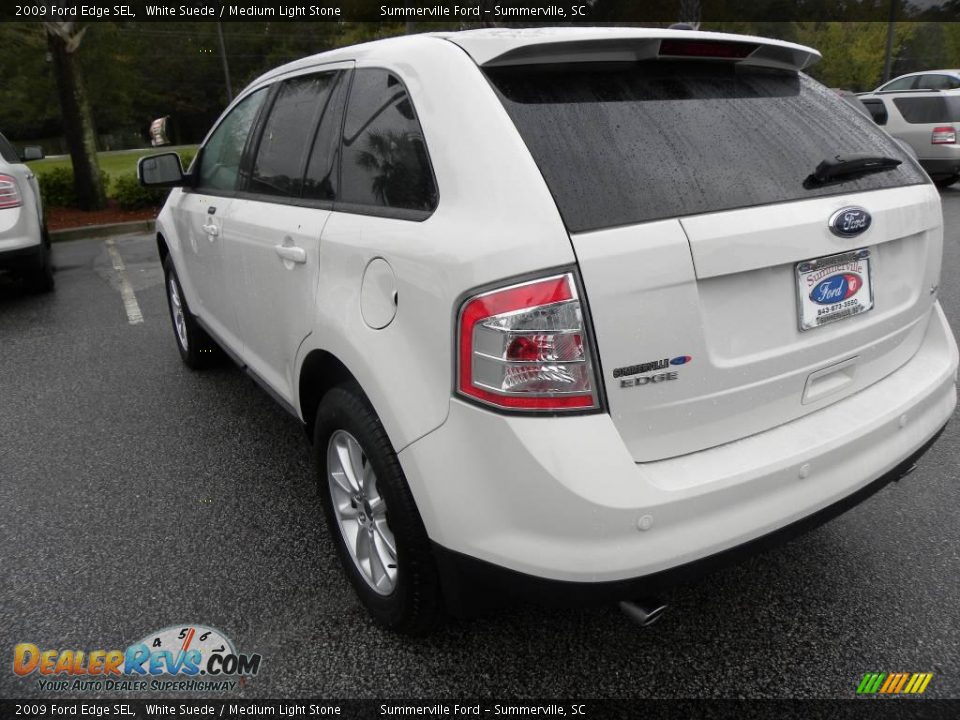 2009 Ford Edge SEL White Suede / Medium Light Stone Photo #14