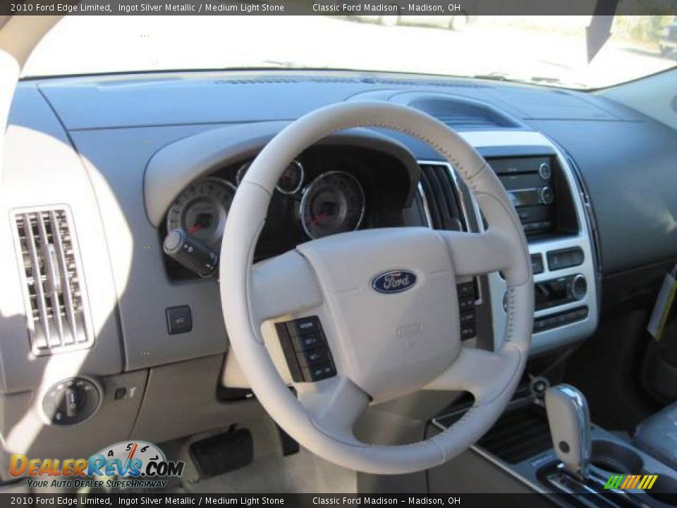2010 Ford Edge Limited Ingot Silver Metallic / Medium Light Stone Photo #12