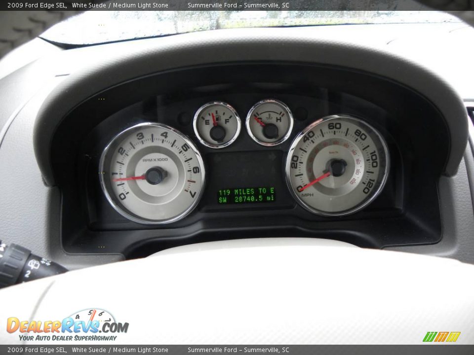 2009 Ford Edge SEL White Suede / Medium Light Stone Photo #20