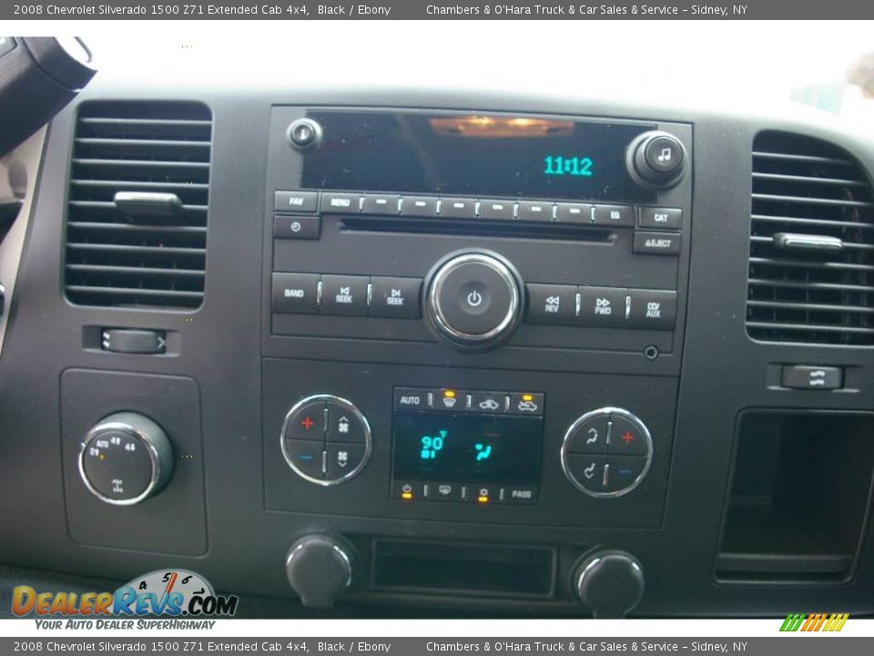 2008 Chevrolet Silverado 1500 Z71 Extended Cab 4x4 Black / Ebony Photo #6