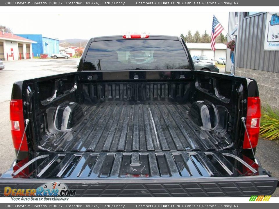 2008 Chevrolet Silverado 1500 Z71 Extended Cab 4x4 Black / Ebony Photo #13