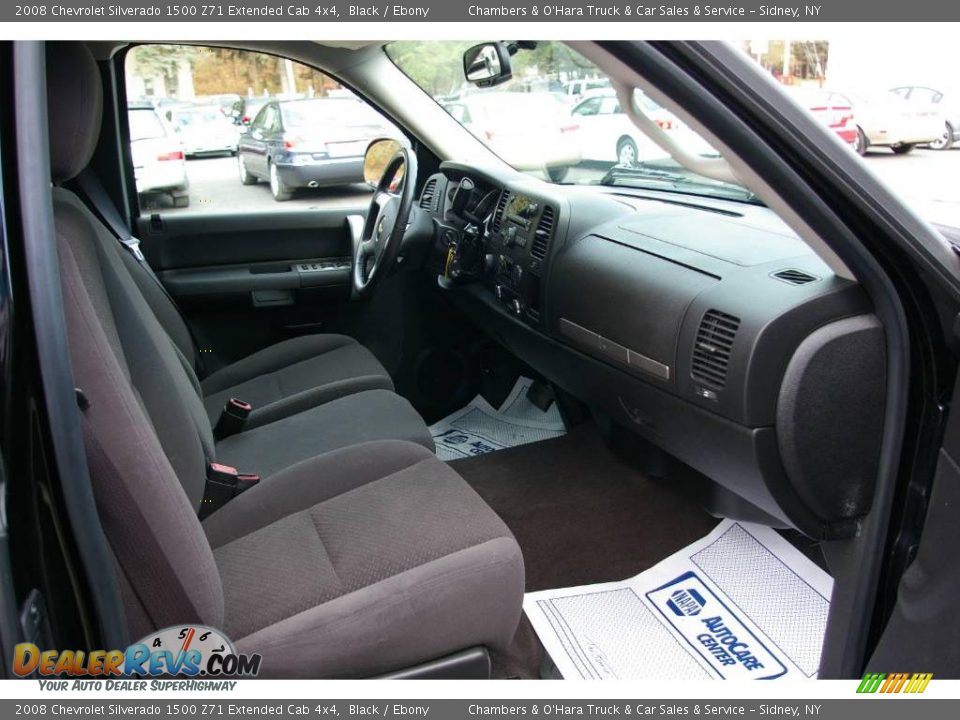 2008 Chevrolet Silverado 1500 Z71 Extended Cab 4x4 Black / Ebony Photo #15