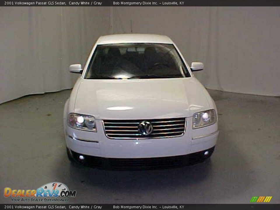 2001 Volkswagen Passat GLS Sedan Candy White / Gray Photo #2